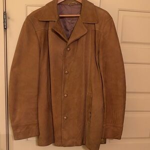 Vintage Pendleton suede leather sportcoat